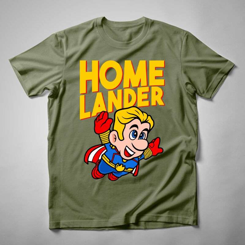 Férfi póló Homelander Fly