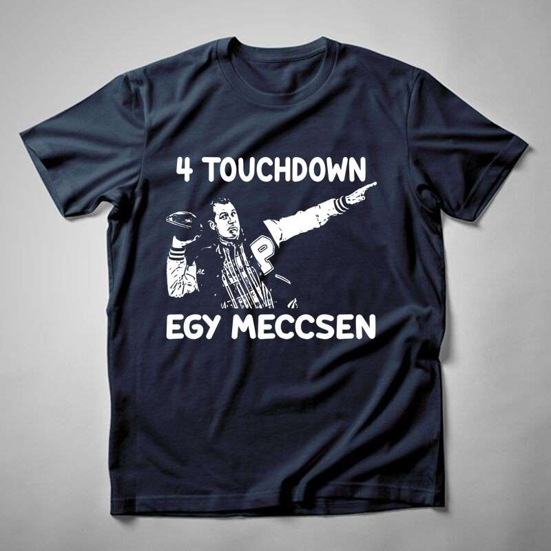 Férfi póló 4 Touchdown Egy Meccsen