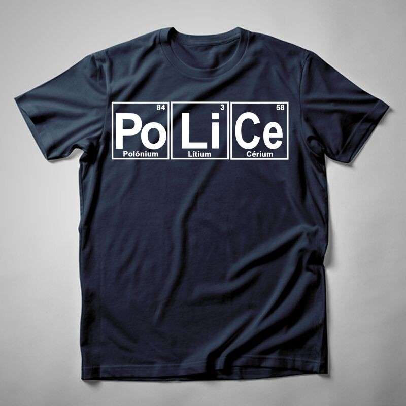 Férfi póló Police Periódusos Rendszer