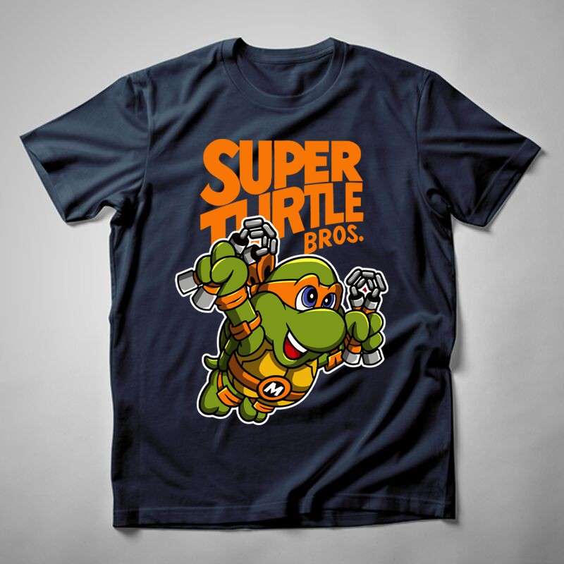 Férfi póló Super Turtle Bros 3.0