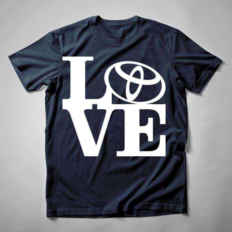 Férfi póló Love Toyota