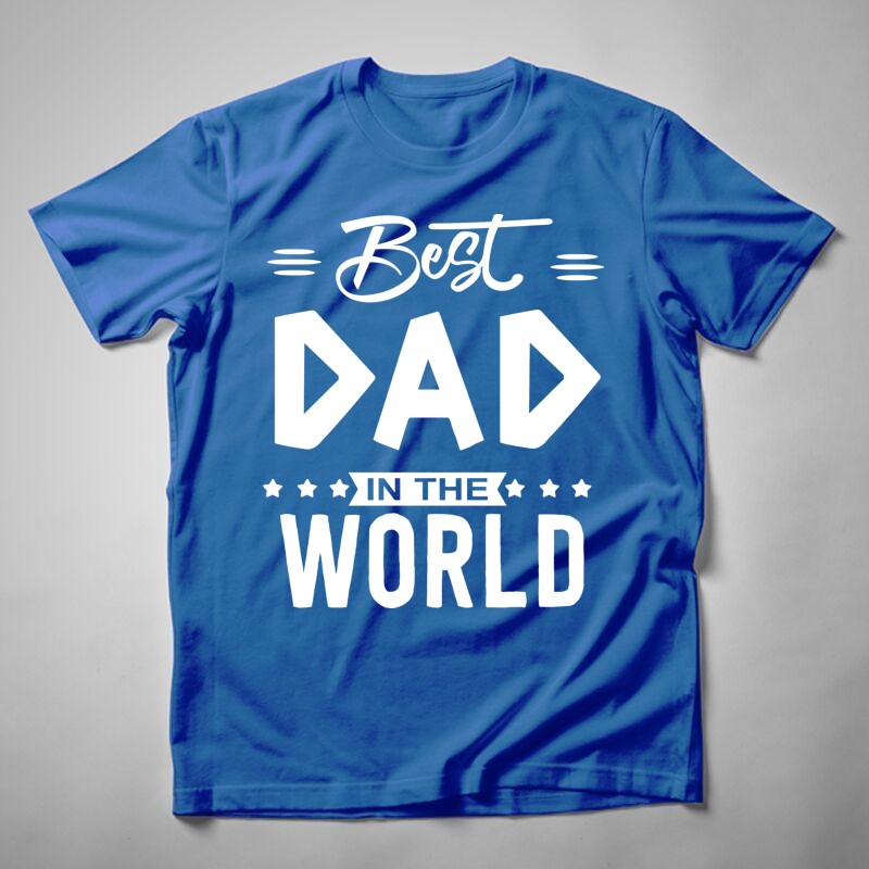 Férfi póló Best Dad In The World 2.0