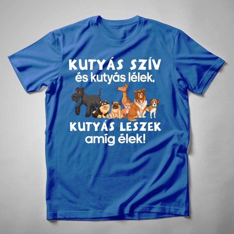 Férfi póló Kutyás Szív És Kutyás Lélek
