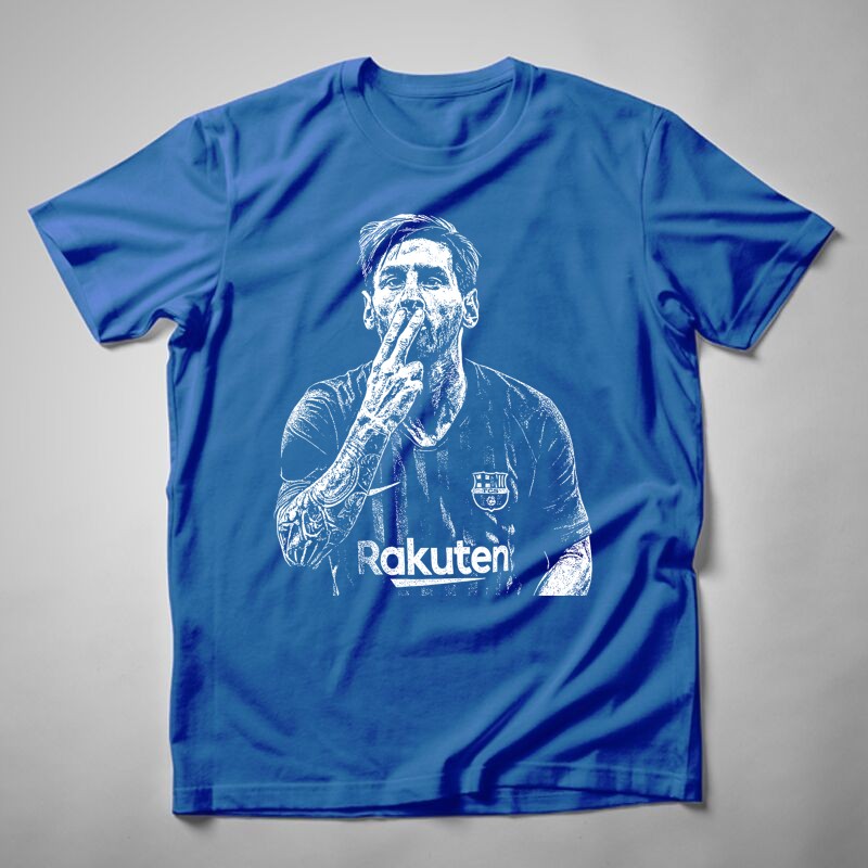 Férfi póló Messi Kiss