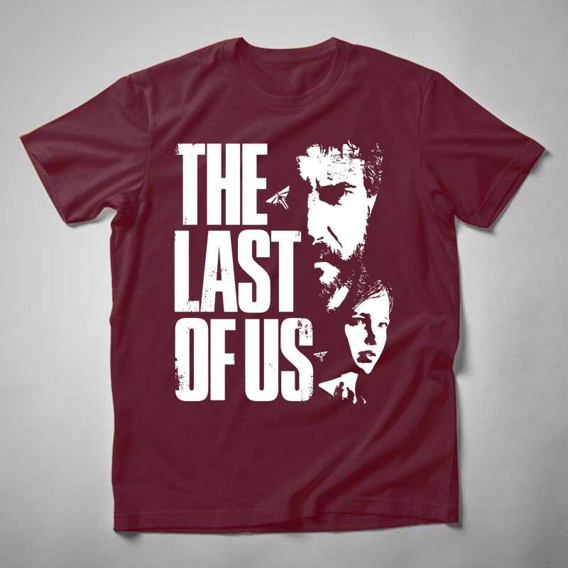 Férfi póló The Last Of Us Joel And Ellie