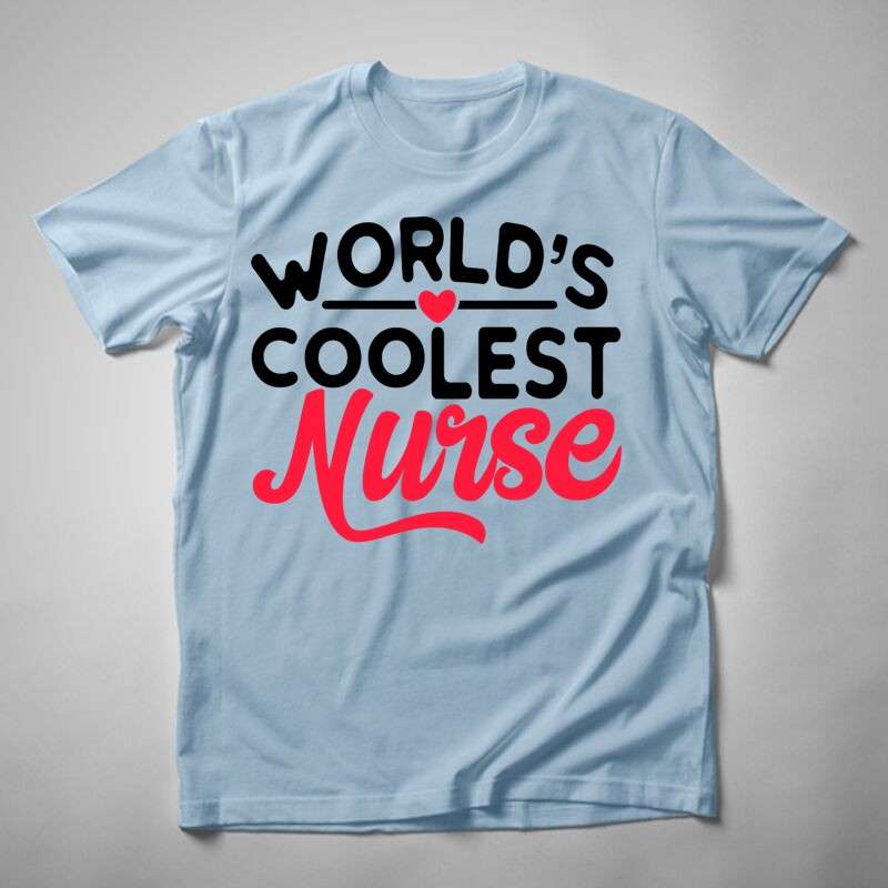 Férfi póló World's Coolest Nurse