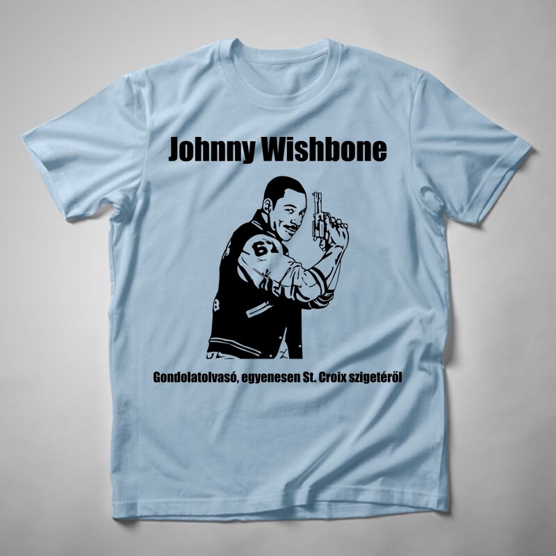 Férfi póló Johnny Wishbone gondolatolvasó