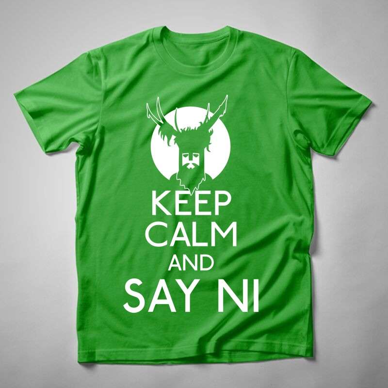 Férfi póló Keep Calm And Say NI
