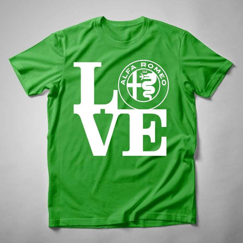 Férfi póló Love Alfa Romeo