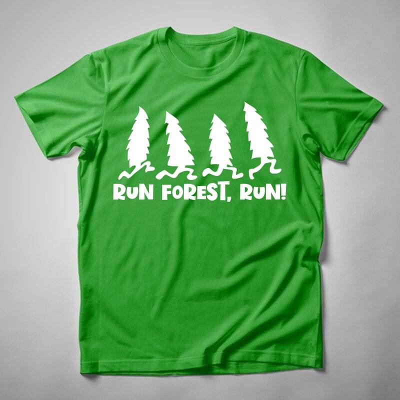 Férfi póló Run Forest Run