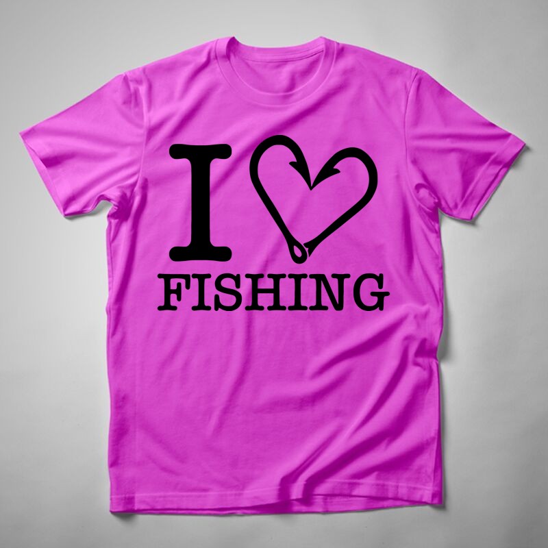 Férfi póló I Love Fishing