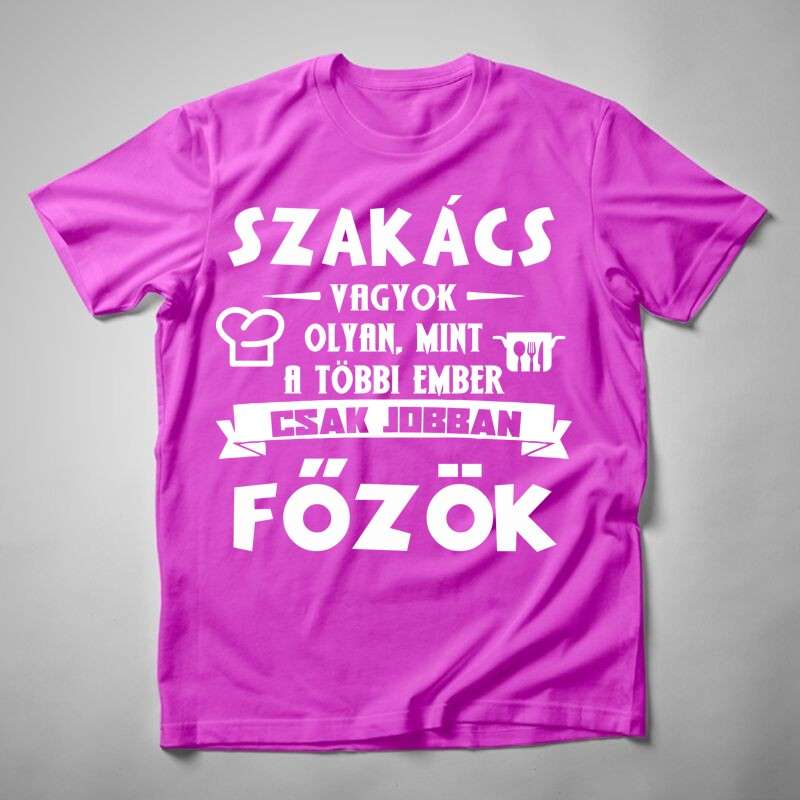 Férfi póló Szakács Vagyok