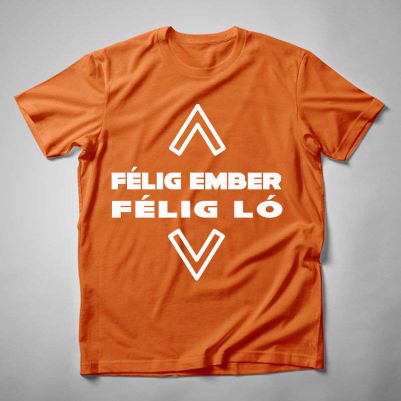Férfi póló Félig Ember Félig Ló