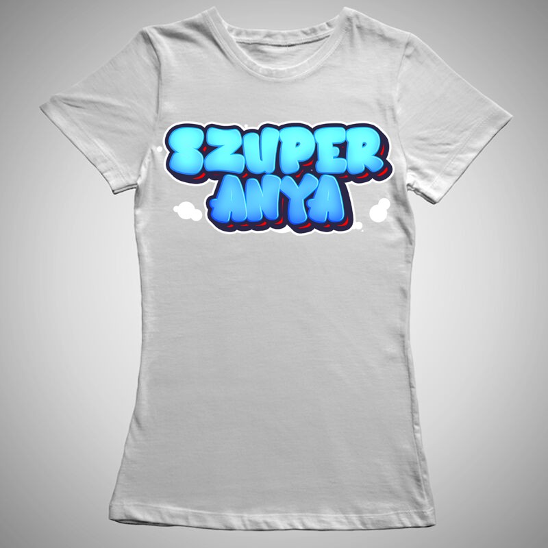 Női póló Szuper Anya