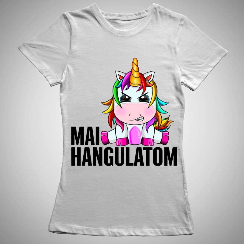 Női póló Mai Hangulatom Unikornis