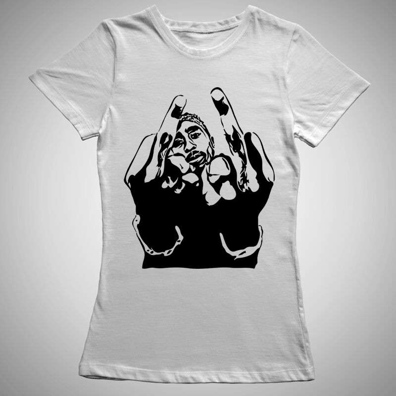 Női póló 2Pac Fuck Off