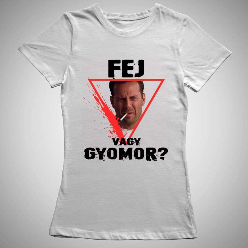 Női póló Fej Vagy Gyomor