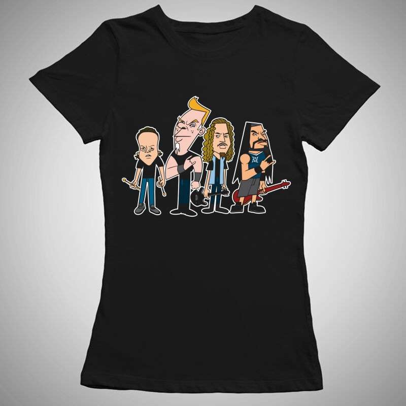 Női póló Metallica Cartoon