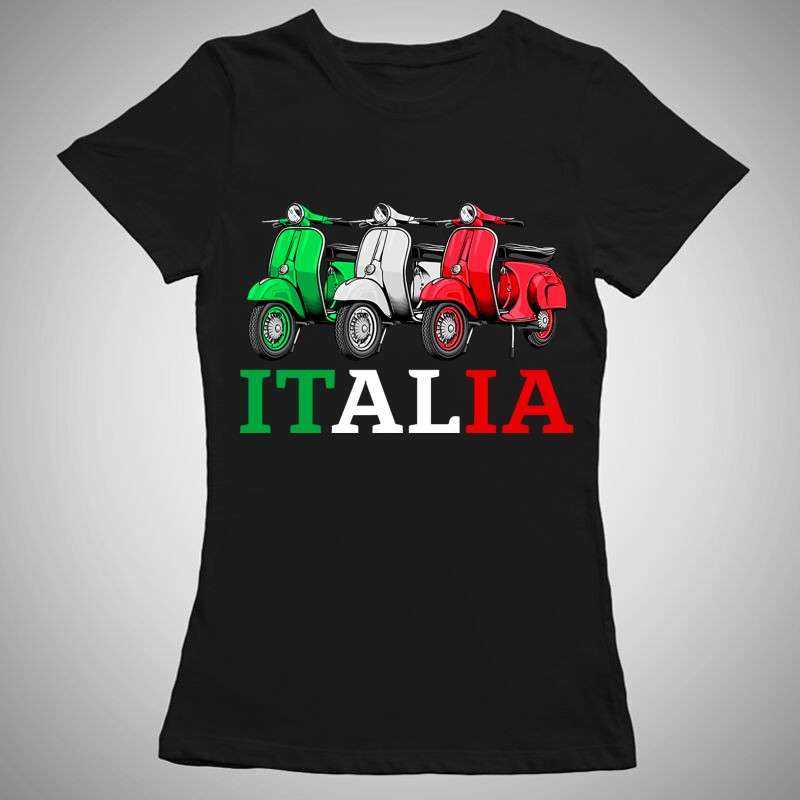 Női póló Italia Vintage Scooter