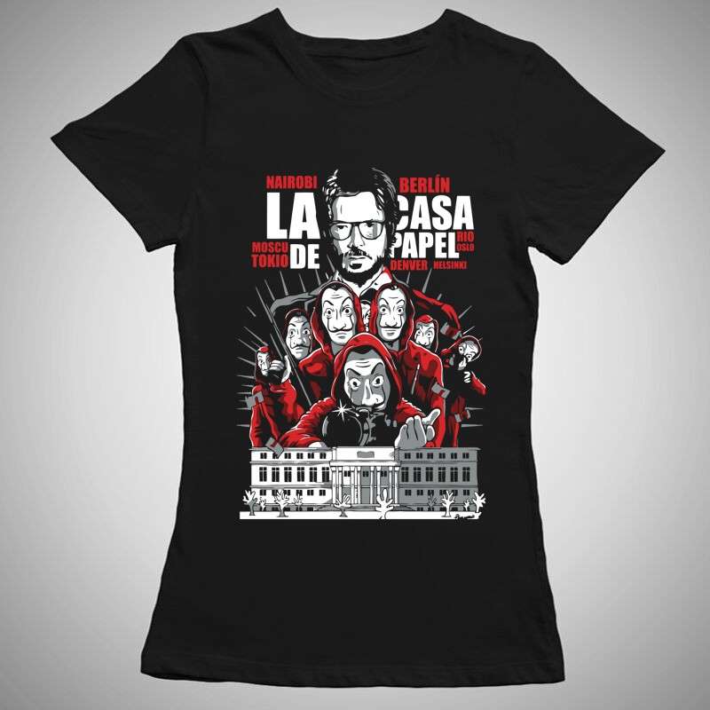 Női póló La Casa De Papel 3.0