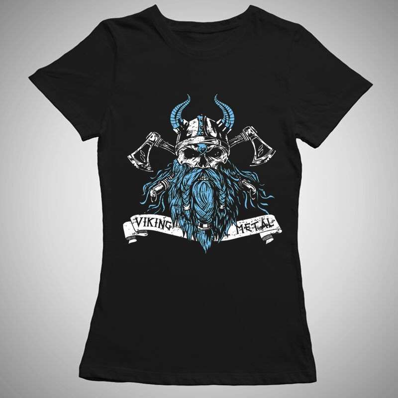 Női póló Viking Metal