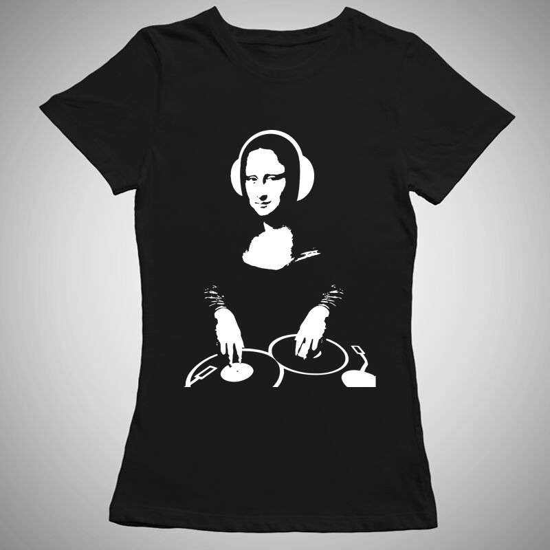 Női póló DJ Mona Lisa