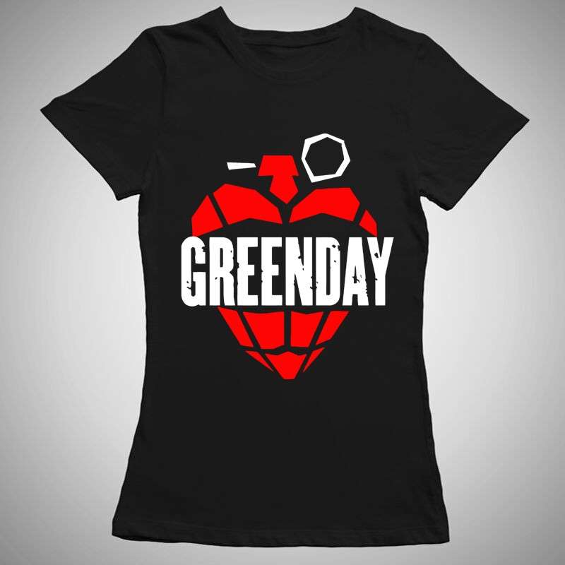 Női póló Green Day Heart