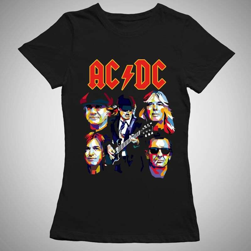 Női póló ACDC ART