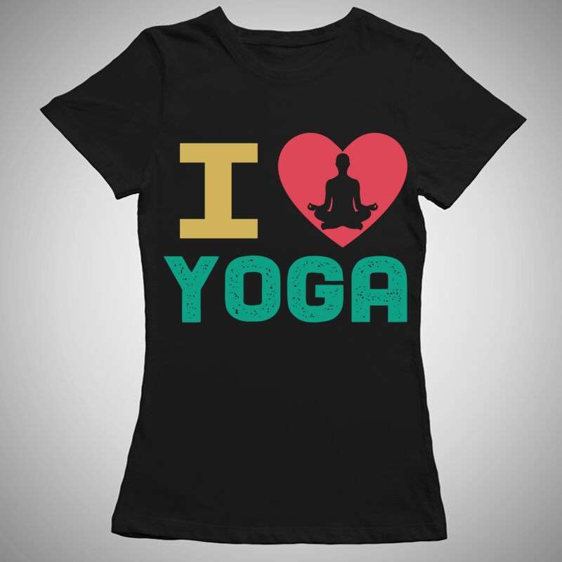 Női póló I Love Yoga