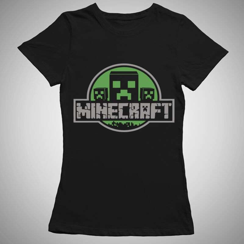 Női póló Minecraft