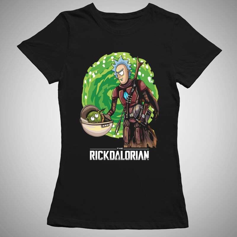 Női póló Rick And Morty Rickdalorian