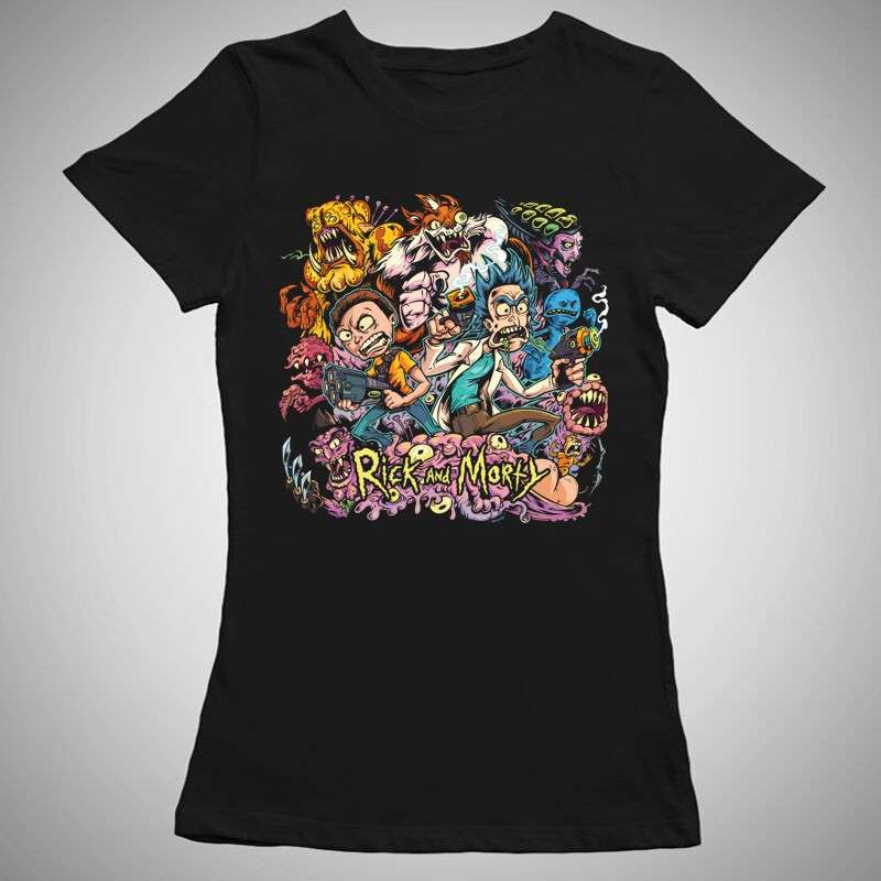 Női póló Rick And Morty ART