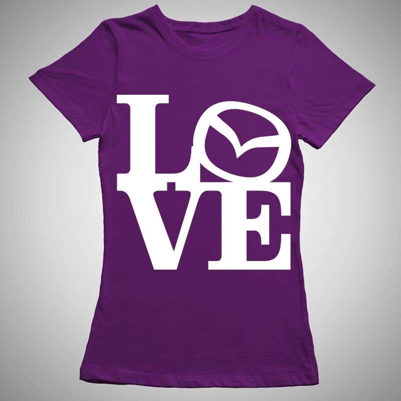 Női póló Love Mazda