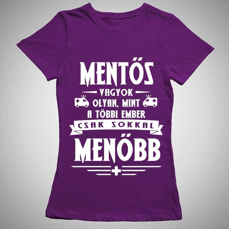 Női póló Mentős Vagyok