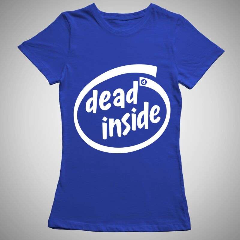 Női póló Dead Inside