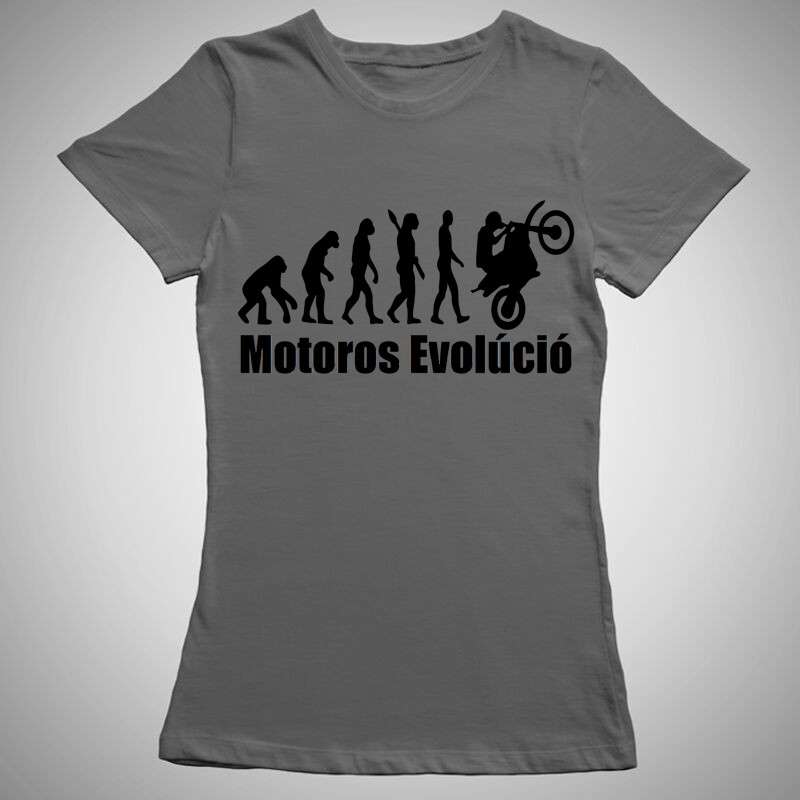 Női póló Motoros Evolúció