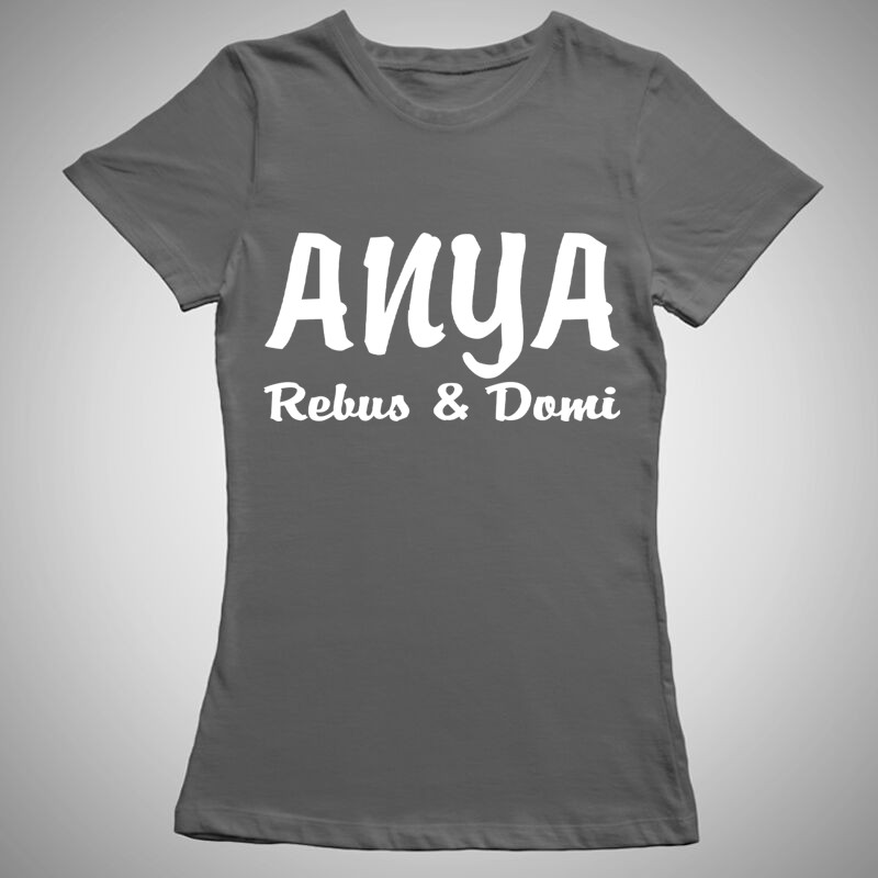 Női póló Anya Nevek 2 Név