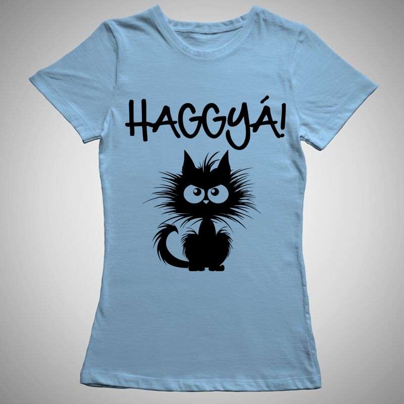 Női póló Haggyá Macska