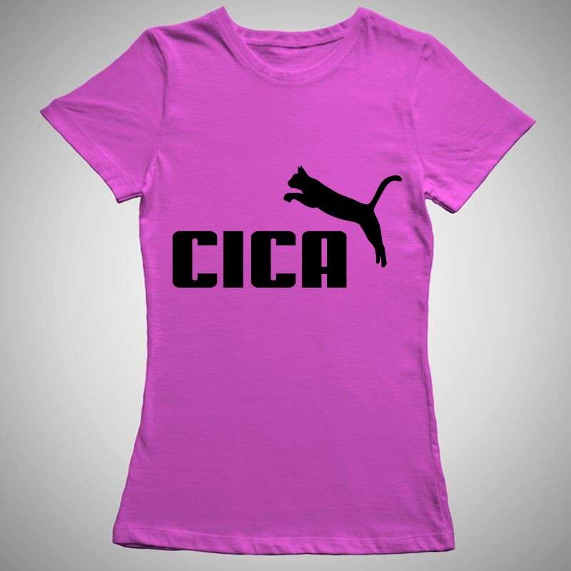 Női póló Cica