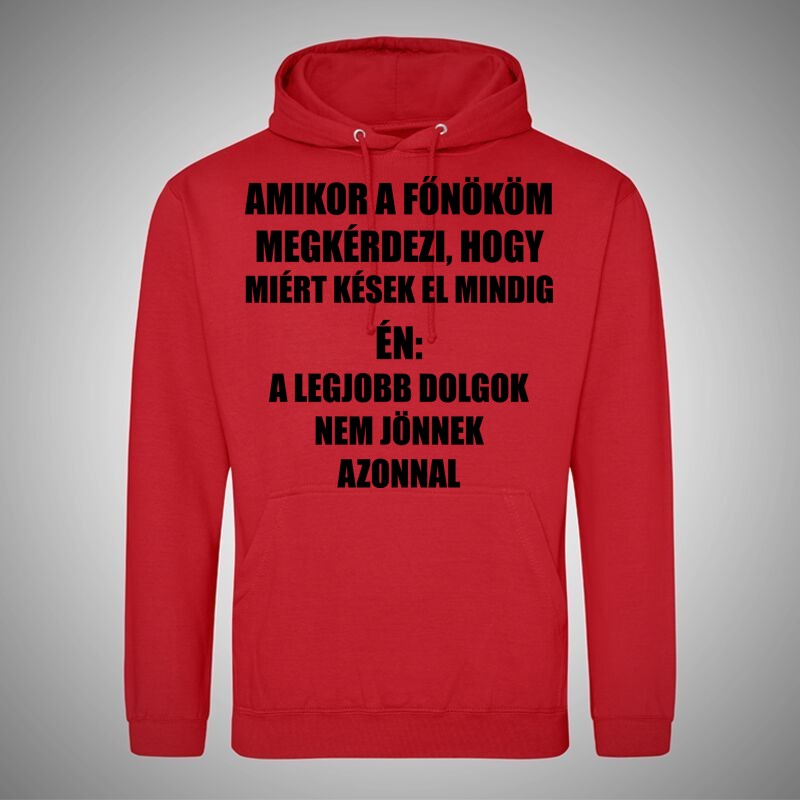 Férfi Kapucnis Pulcsi A Legjobb Dolgok