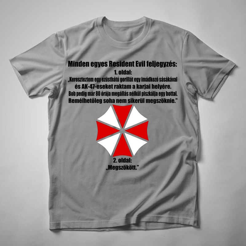 Férfi póló Resident Evil