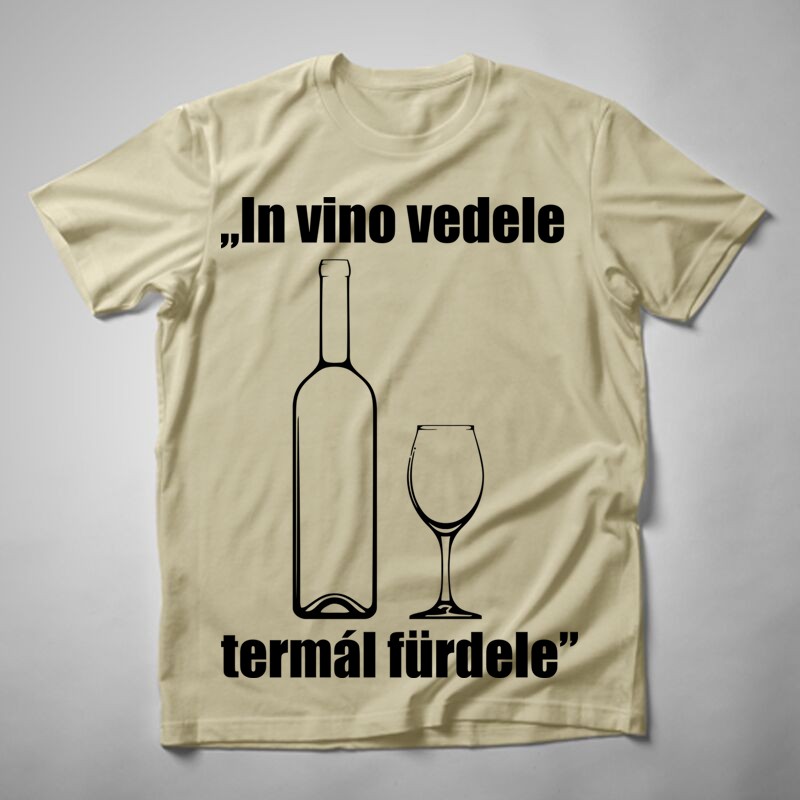 Férfi póló In Vino Vedele