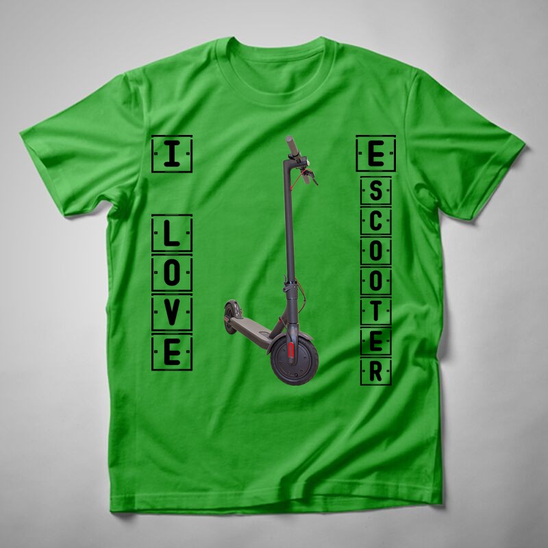Férfi póló I Love ERoller 2.0