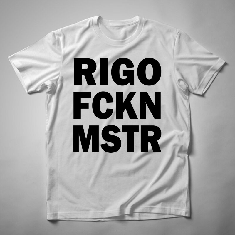 Férfi póló RIGO FCKN MESTER