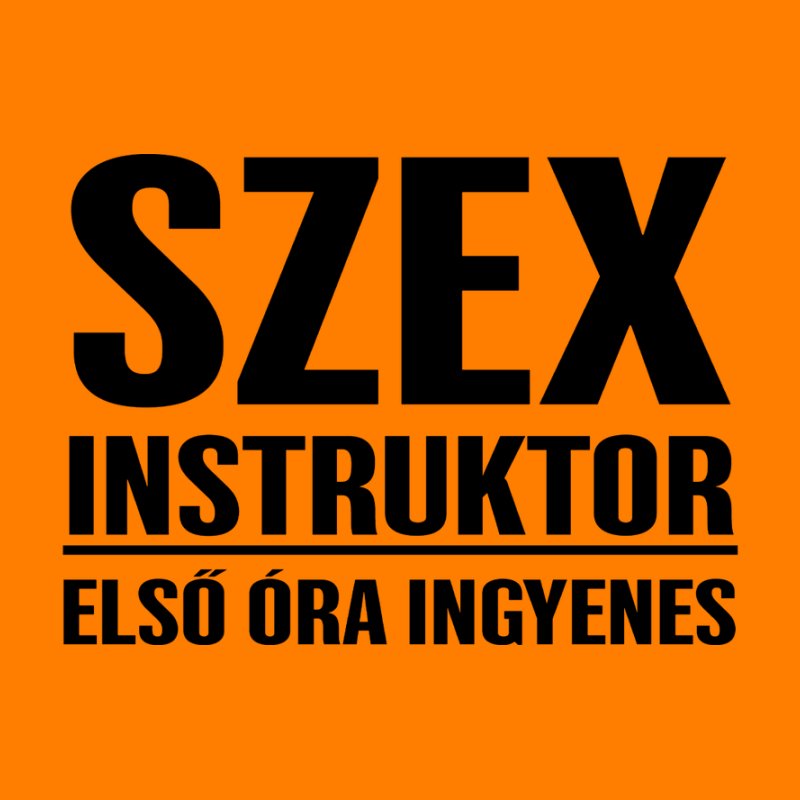 Szex Instruktor