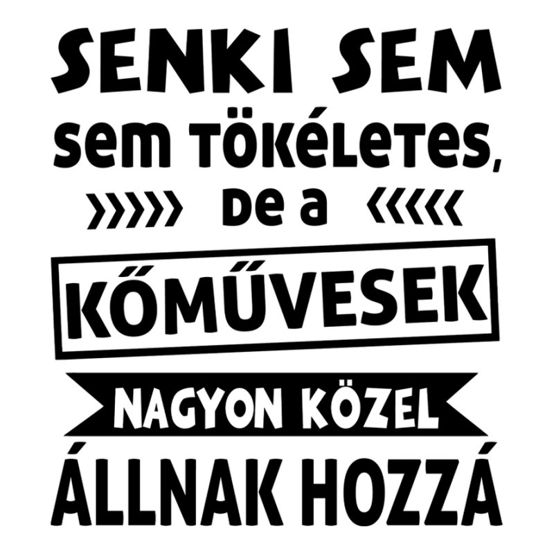 Senki Sem Tökéletes KŐMŰVESEK