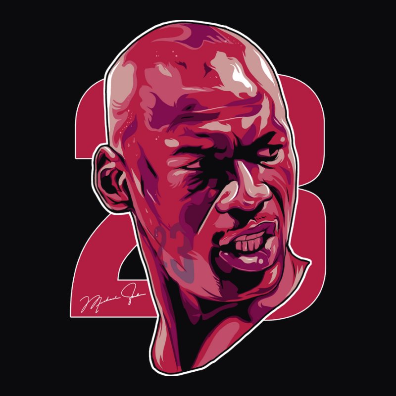 Michael Jordan Red ART