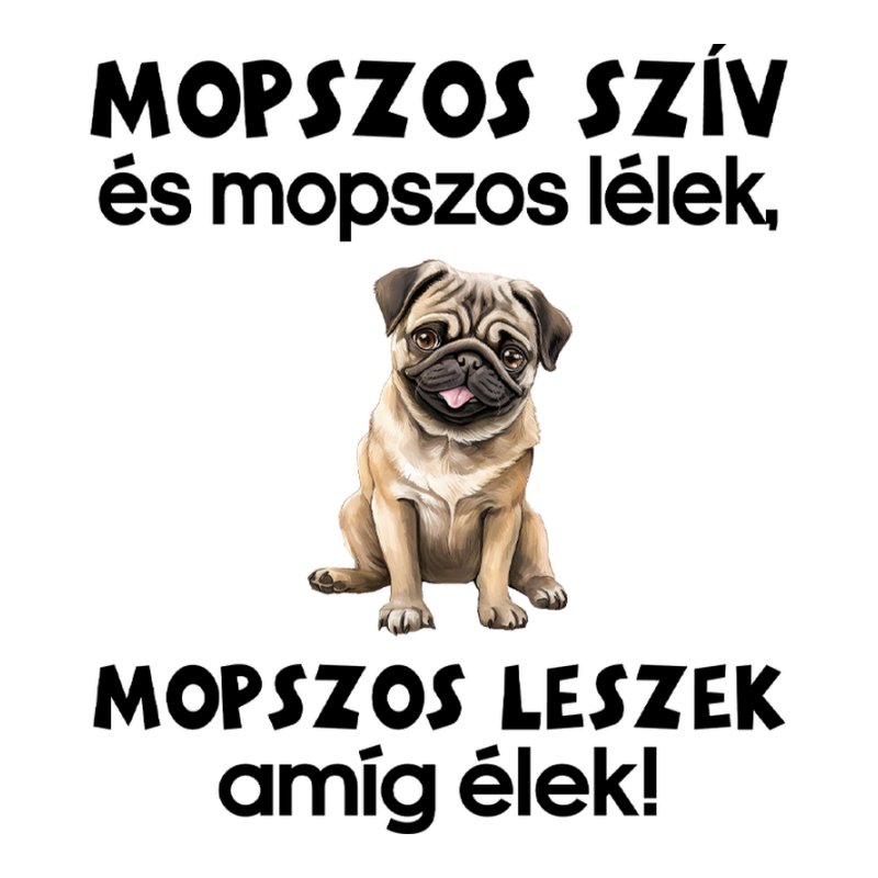 Mopszos Szív Mopszos Lélek
