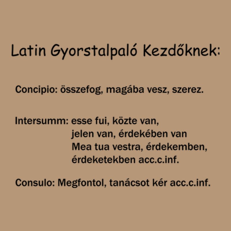 Latin Gyorstalpaló Kezdőknek