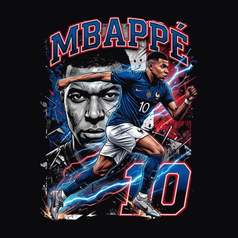 Kylian Mbappe Francia Bootleg